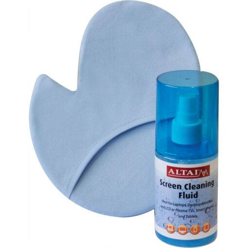 Universal Screen Cleaning Kit with Fluid 200ml with Cleaning Mit