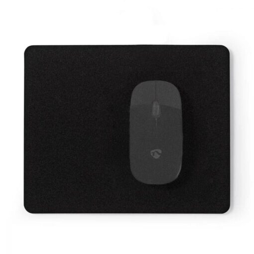 Mouse Pad for Ball, Optical & Laser Mice, 18cm x 22cm Large Mat, Synthetic, Black