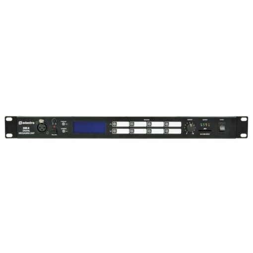 Adastra DM-8 Rack Mount 1U Digital Messaging Unit for Scheduled Audio Playback