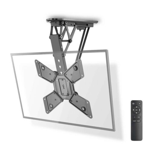 Ex-Pro Electric Motorised 23" - 55" TV Bracket Ceiling Mount, Max Load 30kg, 6° Tilt Adjustment & 75° Rotate, Max VESA 400x400 wit...