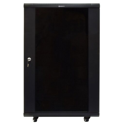 Adastra 953.518UK 19" Rack Cabinet with Glass Door 18U x 450mm Deep