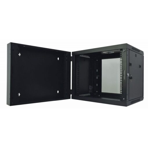 Adastra 953.589UK 19" Hinged Rack Cabinet with Glass Door 9U
