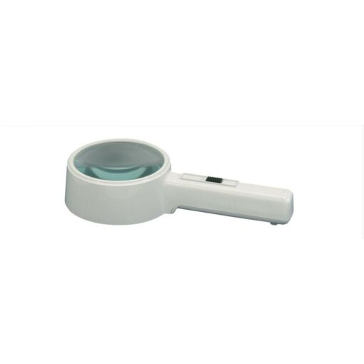 Handheld Magnifier Glass Lens With Light 2X Magnification Reading Hobby