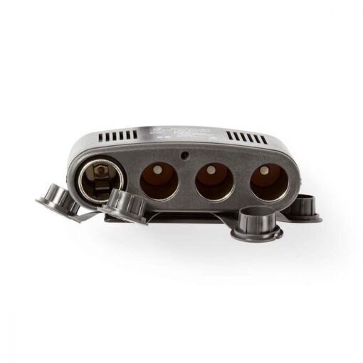 Car 12v Power Socket Splitter Adapter x4 Quad Cigaret with lead AUX + USB