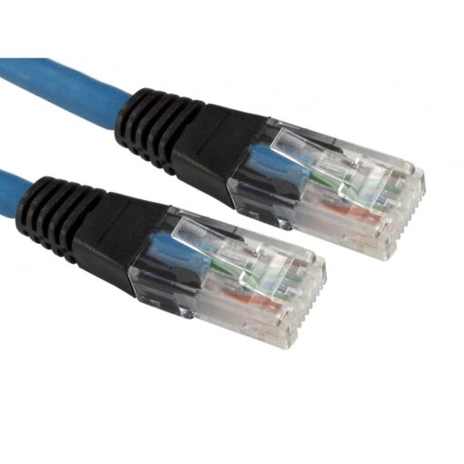 Cat6 LSZH UTP Ethernet Patch Network Cable, Blue - 1m