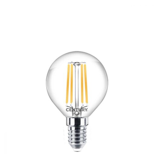 Century LED Retro E14 Filament Light Bulb G45 Globe 6W 806lm 2700K Warm White