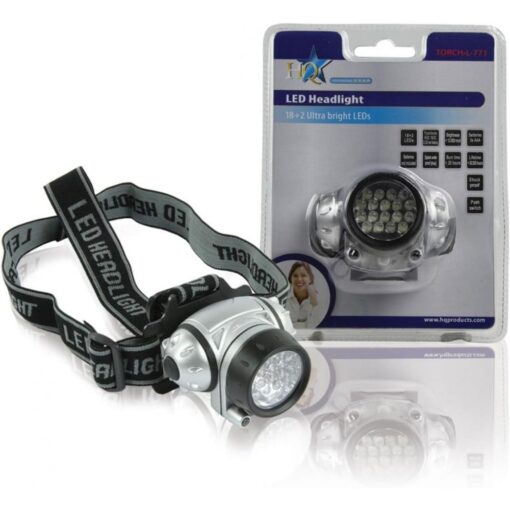 Bright 18 +2 LED Headlamp Headlight Head Torch Shock Proof Camping etc