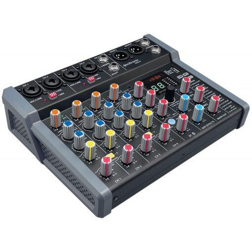 Citronic CMA-8 Compact Mixer with DSP FX and Bluetooth / USB Play & Record