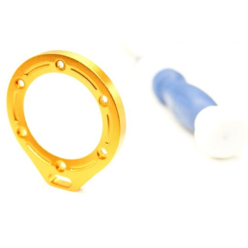 Ex-Pro GoPro Hero 2 HD Lens Metal Ring Mount & Holder, inc Screwdriver - CNC Anodised Aluminium - Gold
